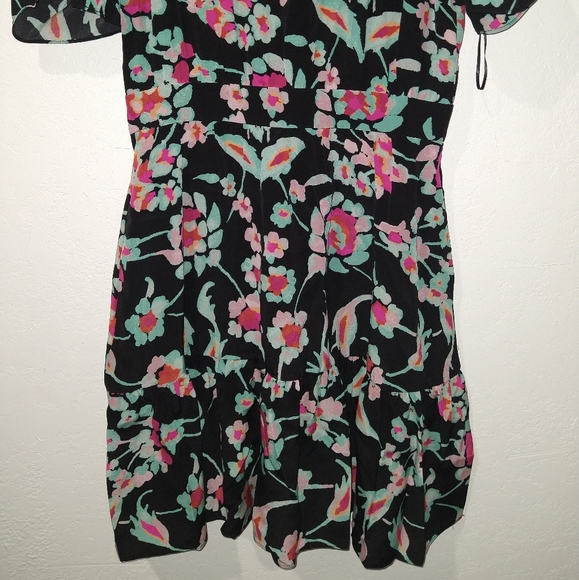 NWT TANYA TAYLOR Shiloh Silk Mosaic Floral Dress - Picture 5 of 9